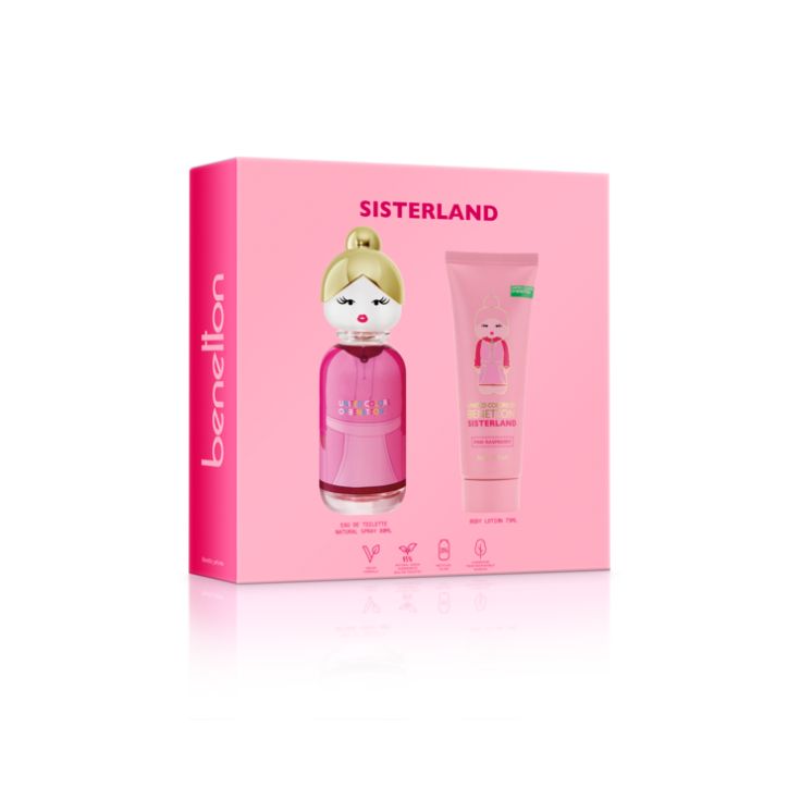 SET SISTERLAND PINK RASPBERRY EAU DE TOILETTE 80ML