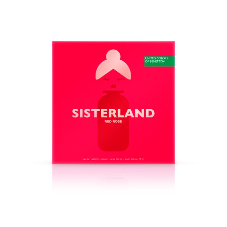 SET SISTERLAND RED ROSE EAU DE TOILETTE 80ML