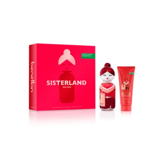 SET SISTERLAND RED ROSE EAU DE TOILETTE 80ML