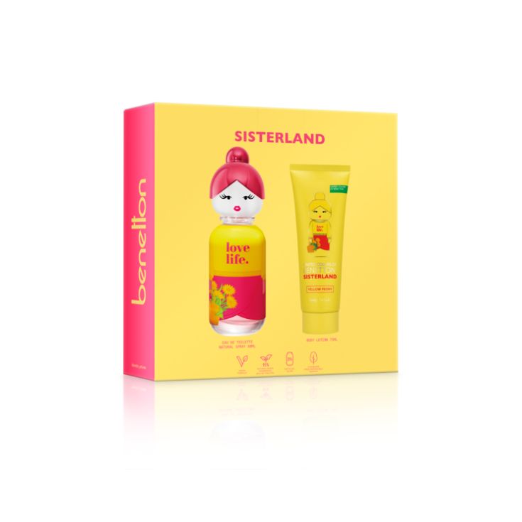 SET SISTERLAND YELLOW PEONY EAU DE TOILETTE 80ML