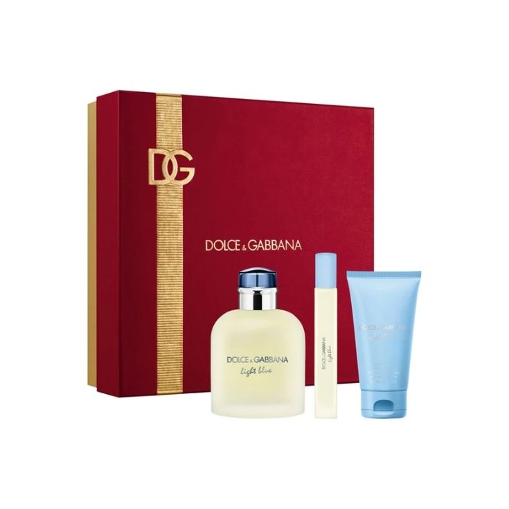 LIGHT BLUE POUR HOMME EAU DE TOILETTE (125ML + SHOWER GEL 50ML + TS 10ML)