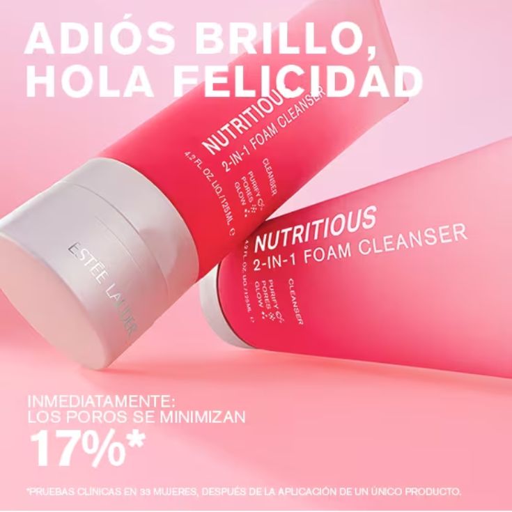 ESPUMA DE LIMPEZA FACIAL 2 EN 1 NUTRITIOUS PURIFICA