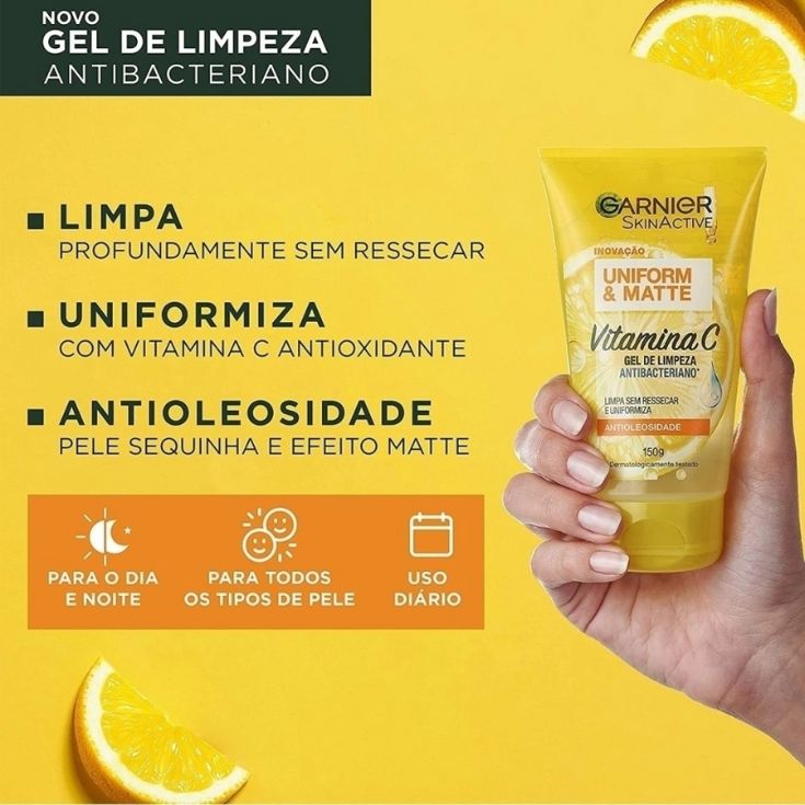 GARNIER EXPRESS ACLARA GEL LIMPIADOR HIDRATANTE