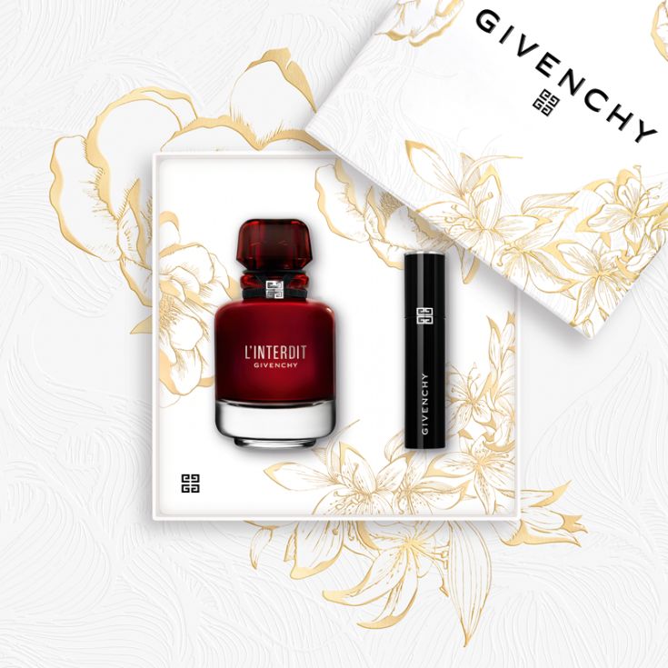 SET L'INTERDIT ROUGE EAU DE PARFUM 50 ML