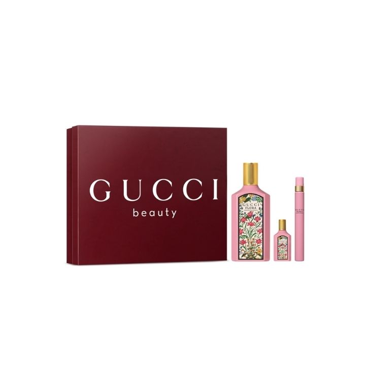 GUCCI FLORA GORGEOUS GARDENIA EDP (100ML + PEN SPRAY 10ML + MINI 5ML)