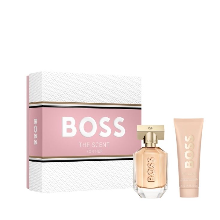 BOSS THE SCENT FOR HER EAU DE PARFUM (50ML + BODY LOTION 75ML)25