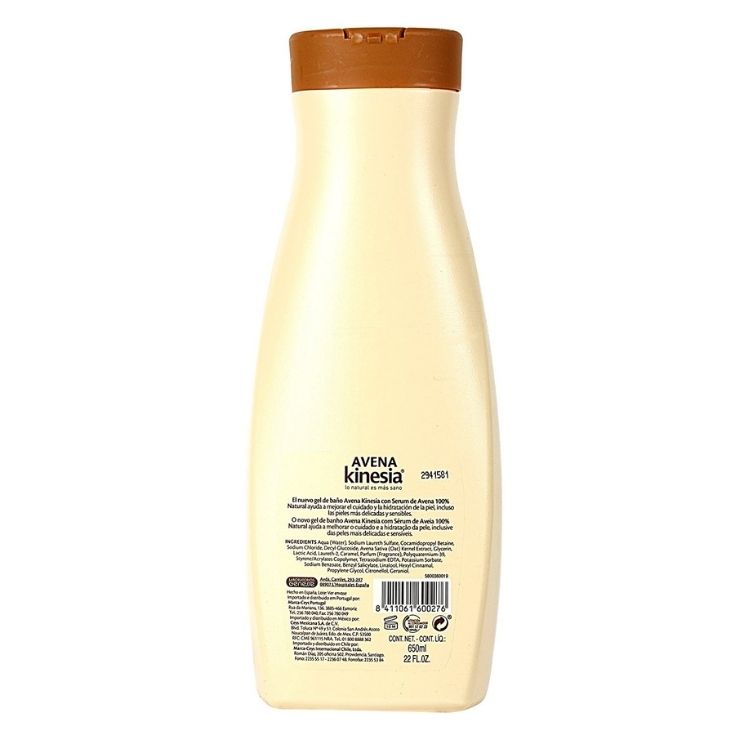 GEL DE BAÑO KINESIA AVENA