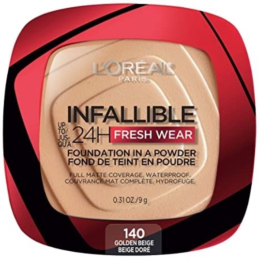 INFALLIBLE POLVO FRESH WEAR FOUNDATION GOLDEN BEIGE