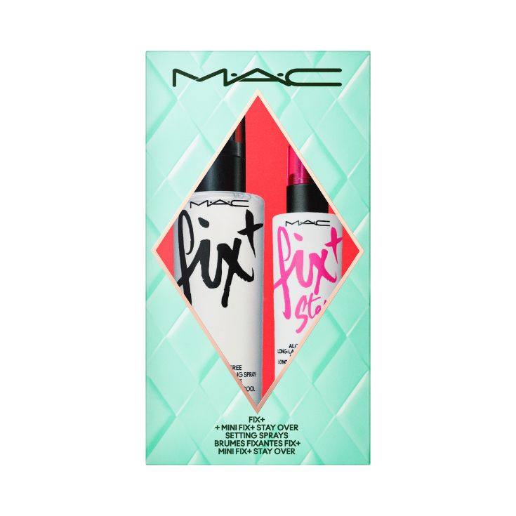 MAC SET MAQUILLAJE SELLADOR Y BRUMA DE MAQUILLAJE ROSTRO FIX + STAY OVER HOLIDAY MAC SET MAQUILLAJE SELLADOR Y BRUMA DE MAQUILLAJE ROSTRO FIX + STAY OVER HOLIDAY