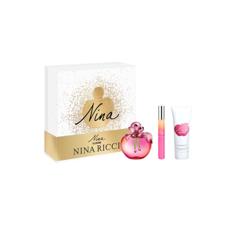 NINA ILLUSION EAU DE PARFUM (80ML + BL 75ML + ROLLON)