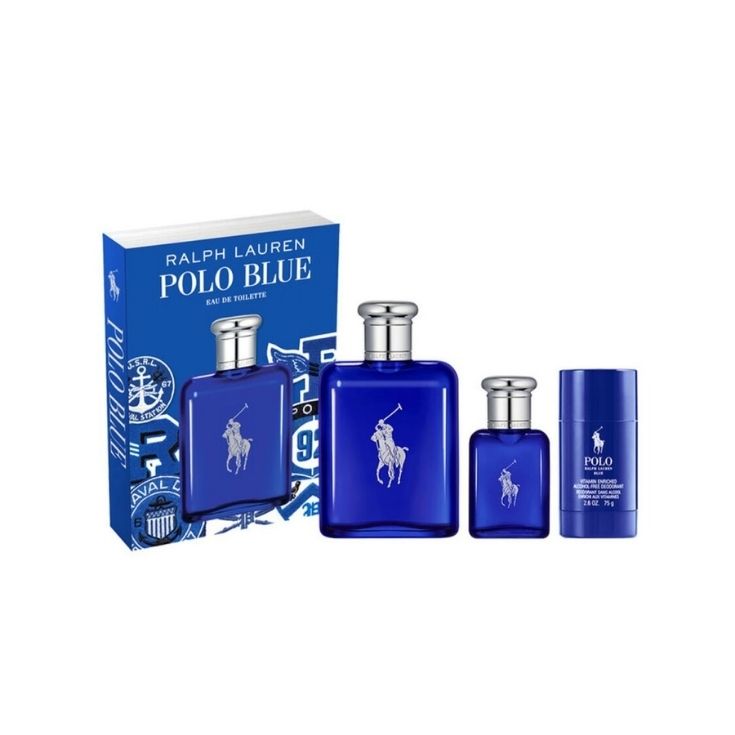 POLO BLUE EAU DE TOILLET (125ML + 40ML + DEO)